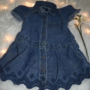 🎀3×25$🎀Denim baby gap toddler dress